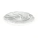 【茶道具】ガラス 茶道具 義山 風車 小皿 1枚(直径15x高さ1.7cm)(紙箱)