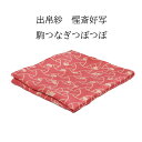 【茶道具】出帛紗 正絹 紹巴織 惺斎好写 名物裂 駒つなぎつぼつぼ (化粧箱)(メール便対応商品)
