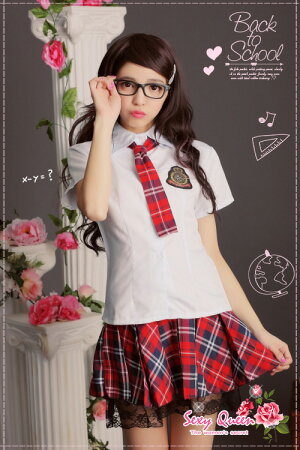 コスプレセーラー服制服女子高生ブレザー黒白シャツ赤チェック衣装ミニスカ女性クリスマスコスチュームアキバコスプレ衣装大人こすぷれcosコス【あす楽対応】【忘年会余興】ゆうパケット不可【楽ギフ_包装】女性ハロウィンコスチューム