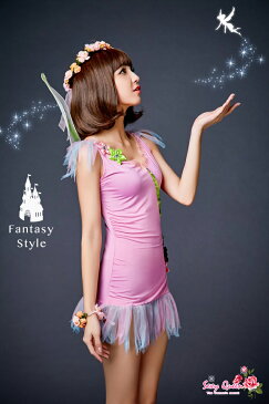 【返品交換不可】ハロウィン コスプレ 妖精 コスプレ 羽付 ハロウィン フェアリーズ コスプレ コスチューム 衣装 仮装 魔女 FAIRY ドレス コスチューム 衣装 仮装用 ハロウイン HALLOWEEN パーティー グッズ