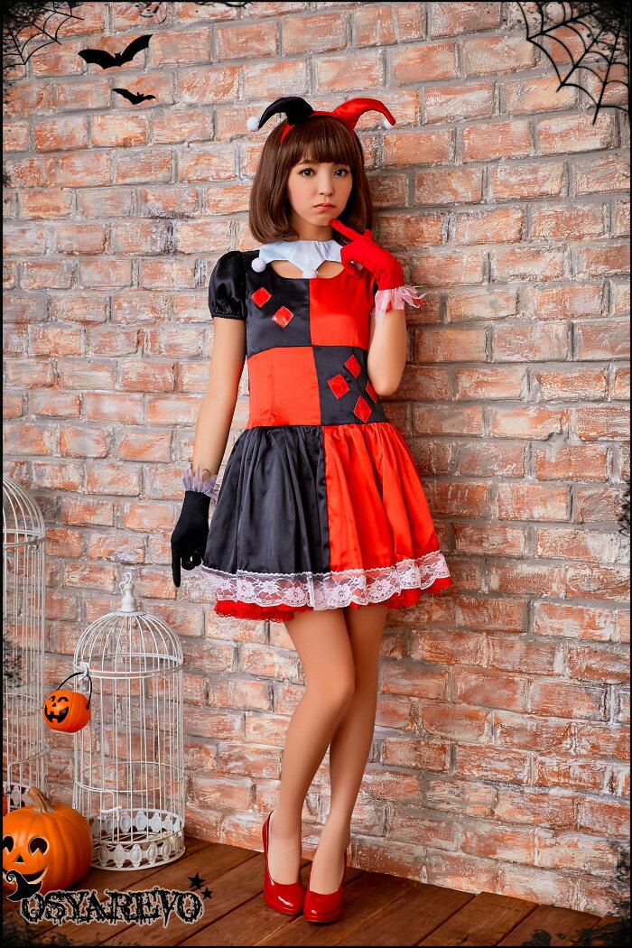 コスプレアリスピエロクイーンメイド服コスプレメイドコスプレ衣装コスチューム大人セクシーハロウィンコスチュームコスコスプレ衣装仮装コスプレなりきりコスプレ