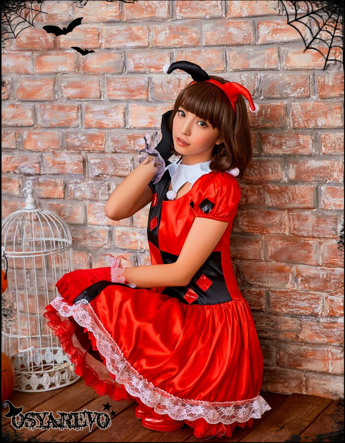 コスプレアリスピエロクイーンメイド服コスプレメイドコスプレ衣装コスチューム大人セクシーハロウィンコスチュームコスコスプレ衣装仮装コスプレなりきりコスプレ