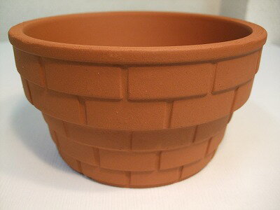 5号レンガ柄　植木鉢　RMP【1ケース　24個入り】