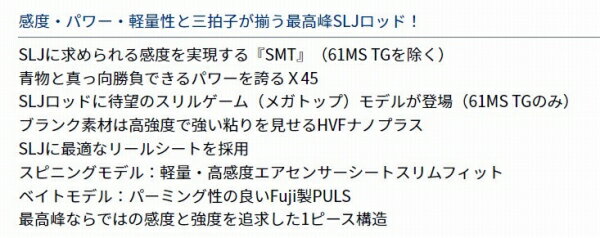 ソルティガ SLJ 61MLS TG (3)