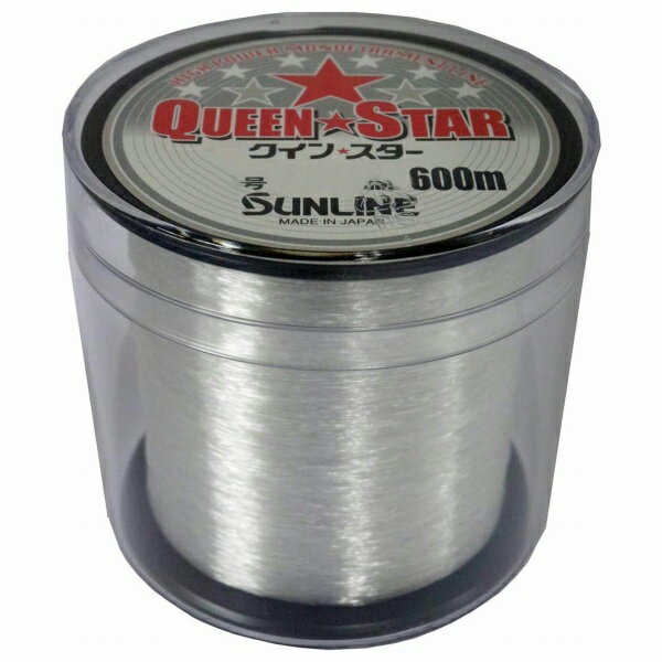 サンライン クインスター 600M 4 クリアー 仕掛 道糸 ボビン巻（徳用）