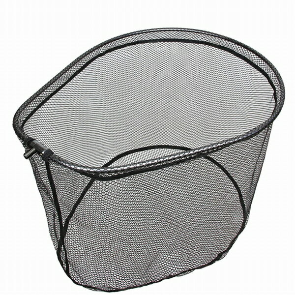 PROX アルミワンピース ラバーネット付 オーバル/50/ガンメタ 装備 網 ルアー用ランディングネット 2