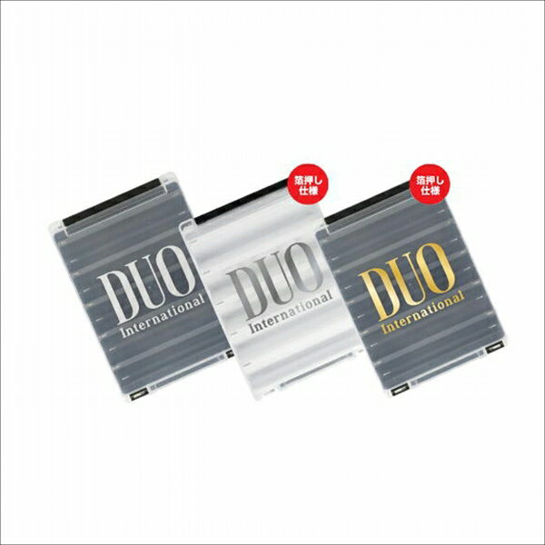 DUO ルアーケース リバーシブル140 ホワイト箔 装備 収納 小型ルアーケース