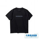 シマノ ドライロゴTシャツ ショートスリーブ SH−021W 黒 装備 洋品 Tシャツ/Yシャツ 【限定セール】