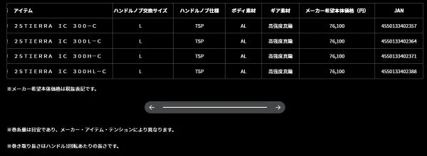 ティエラ IC 300H-C の商品画像3枚目
