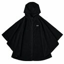 ダイワ フィッシングきがえポンチョ DJ 7325 ブラック フリー 装備 洋品 レインウェアー(4)