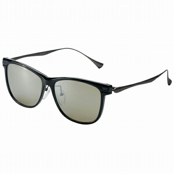 ZEQUE ジョニー グロスブラック／ガンメタル F-2224 トゥルービュースポーツ／シルバーミラー 装備 洋品 サングラス