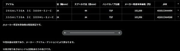 ソルティガ IC 300H-SJ-C の商品画像3枚目