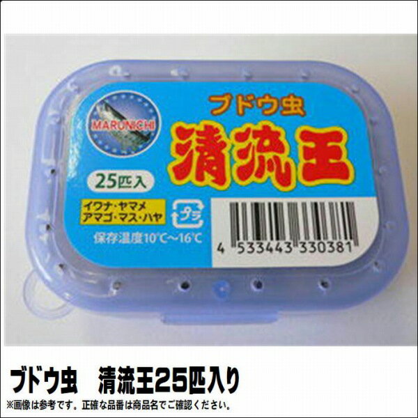 あずみの ブドウ虫　清流王25匹入り 1