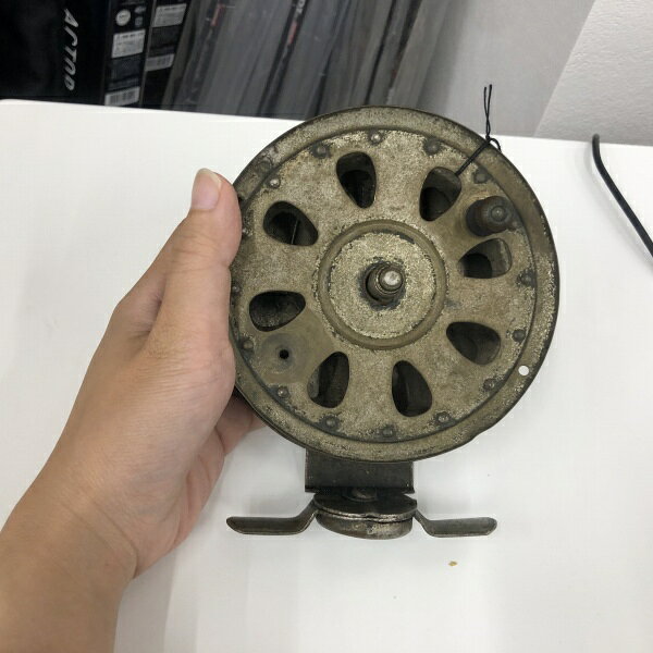 中古品 初代リール骨董 中古 used スピニングリール 【【J】ジャンク品】
