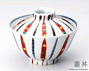 ＼クーポン配布中！／水玉十草反蓋丼（直径15.5cm） 美濃焼 磁器 うなぎ 鰻 ウナギ うな丼 かつ丼 定食 丼ぶり 蒲焼き 土用丑 本格的 業務用 陶器のふる里 trysテのサムネイル