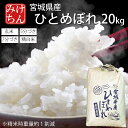 令和6年産 本場 宮城県産 ひとめぼれ 20kg 玄米 5分 7分 精白米(精米時重量約1割減) 20kg 【白米 ヒトメボレ お米 ごはん ご飯 精米 産地直...