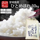 令和6年産 本場 宮城県産 ひとめぼれ 30kg 玄米 5分 7分 精白米(精米時重量約1割減) 30kg 【白米 ヒトメボレ お米 ごはん ご飯 精米 産地直送 米処 美味しい おこめ こめ】