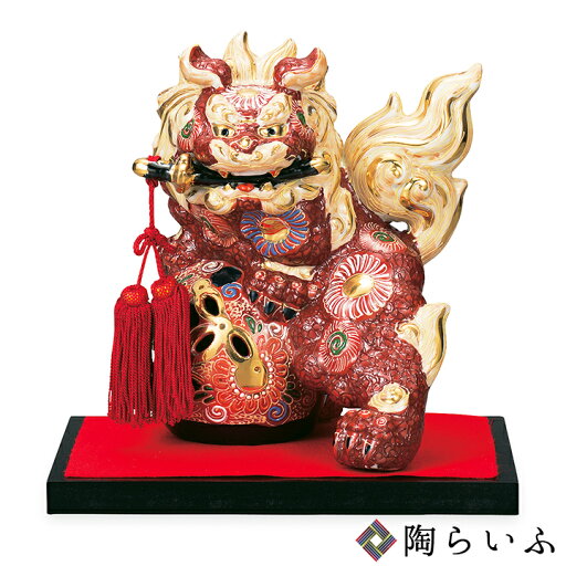九谷焼 6号剣獅子 盛<送料無料>ギフト 贈り物 プレゼント 縁起物 陶器 置物 新築祝い 開業祝い 内祝い 九谷焼 6号剣獅子 盛<送料無料>ギフト 贈り物 プレゼント 縁起物 陶器 置物 新築祝い 開業祝い 内祝い