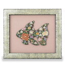 【レビュー特典あり】 九谷焼 陶額 花詰金魚 | 置物 額飾り 陶板 陶板画 アートパネル 人気 ギフト 贈り物 結婚祝い 内祝い お祝い