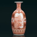 九谷焼 【限定品】8号 花瓶 三ッ間取 / 福島武山 < 花瓶 花器 人気 ギフト 贈り物 結婚祝い / 内祝い / お祝い >