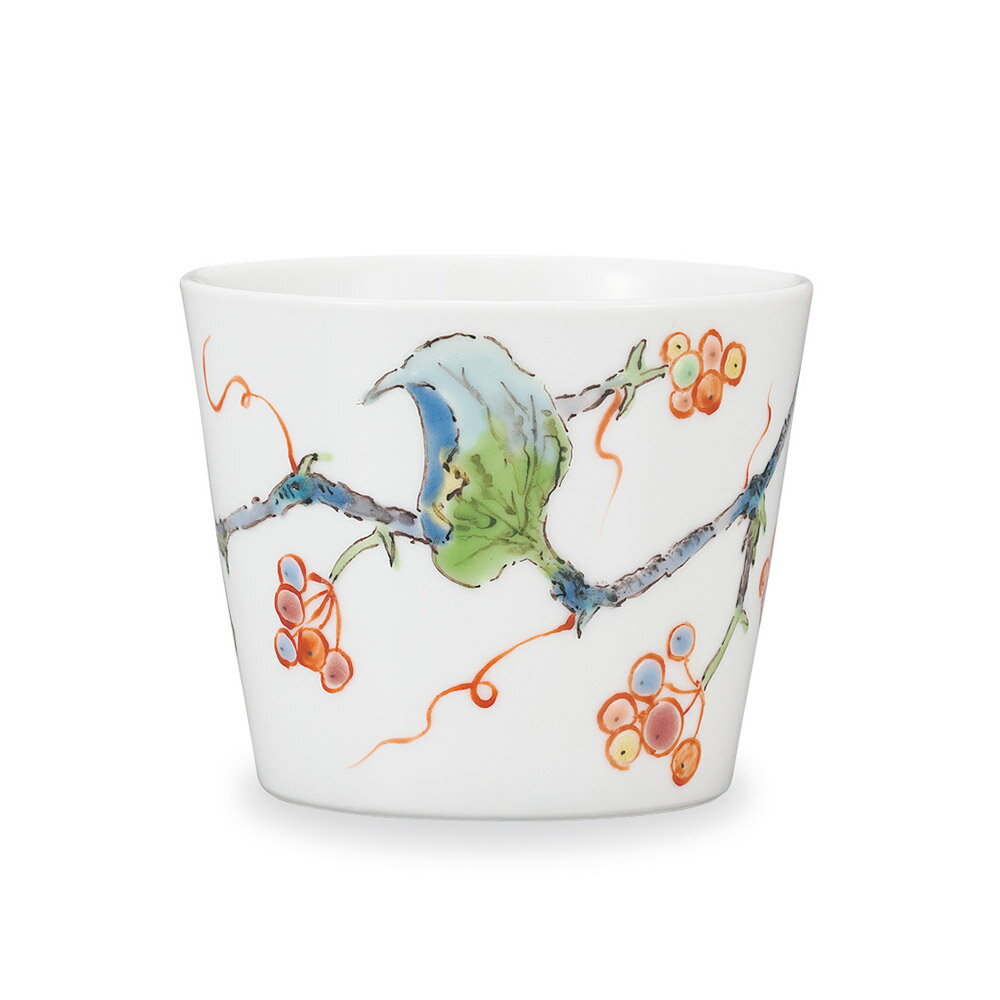 九谷焼 そば猪口 山帰来/炭理恵子＜そばちょこ カップ 人気 ギフト 贈り物 結婚祝い/内祝い/お祝い/＞