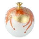 九谷焼 丸壺 金襴手鳳凰文 / 福田良則 | 花瓶 花器