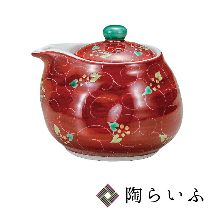 【九谷焼】醤油差 朱巻唐草/河村澄香＜和食器 九谷焼 醤油差し 汁次 人気 ギフト 贈り物 結婚祝い/内祝い/お祝い＞