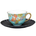 【レビュー特典あり】 九谷焼 カップ&ソーサー 金魚(ソーサー山中漆器) <コーヒーカップ カップ&ソーサー 人気 ギフト 贈り物 結婚祝い/内祝い/お祝い/>