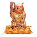 【最大10%OFFクーポン 7/11 1:59まで】 九谷焼 10号招き猫 盛<送料無料 置物 縁起物 招き猫 人気 ギフト 贈り物 結婚祝い/内祝い/お祝い/...