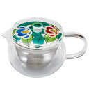 【最大10%OFFクーポン 7/11 1:59まで】 九谷焼 九谷和 ポット NAGOMI POT 色絵椿(茶こし付) <茶器 湯呑 ポット 急須 人気 ギフト...
