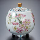 【最大10%OFFクーポン 7/11 1:59まで】 九谷焼 3号香炉 桜 / 平野由佳 <香炉 仏具 人気 ギフト 贈り物 結婚祝い/内祝い/お祝い/>