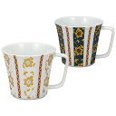 【最大10%OFFクーポン 7/11 1:59まで】 九谷焼 ペアマグカップ 鉄仙文<送料無料 カップ マグカップ ペア 人気 ギフト 贈り物 結婚祝い/内祝い...