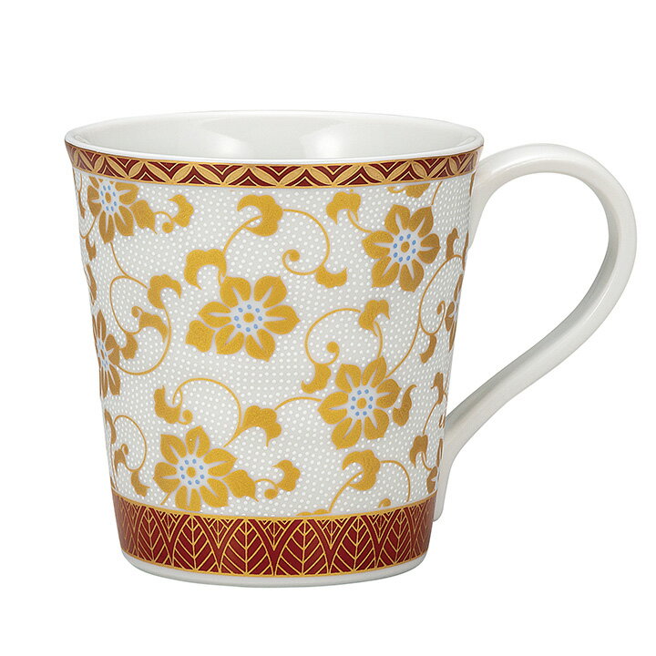 九谷焼 マグカップ 白粒鉄仙＜送料無料 カップ マグカップ 人気 ギフト 贈り物 結婚祝い/内祝い/お祝い/＞ 化粧箱入り