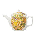 【最大10%OFFクーポン 7/11 1:59まで】 九谷焼 ポット急須 花詰(網付)<送料無料 茶器 湯呑 ポット 急須 人気 ギフト 贈り物 結婚祝い/内祝...