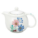 九谷焼 ポット急須 コスモス(網付)/大志窯<送料無料 茶器 湯呑 ポット 急須 人気 ギフト 贈り物 結婚祝い/内祝い/お祝い/> 化粧箱入り