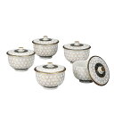 九谷焼 蓋付汲出揃 亀甲文<送料無料 茶器 湯呑 ポット 急須 人気 ギフト 贈り物 結婚祝い/内祝い/お祝い/>