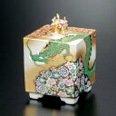 【レビュー特典あり】 九谷焼 3.5号香炉 花詰龍/高聡文<送料無料 香炉 仏具 人気 ギフト 贈り物 結婚祝い/内祝い/お祝い/>