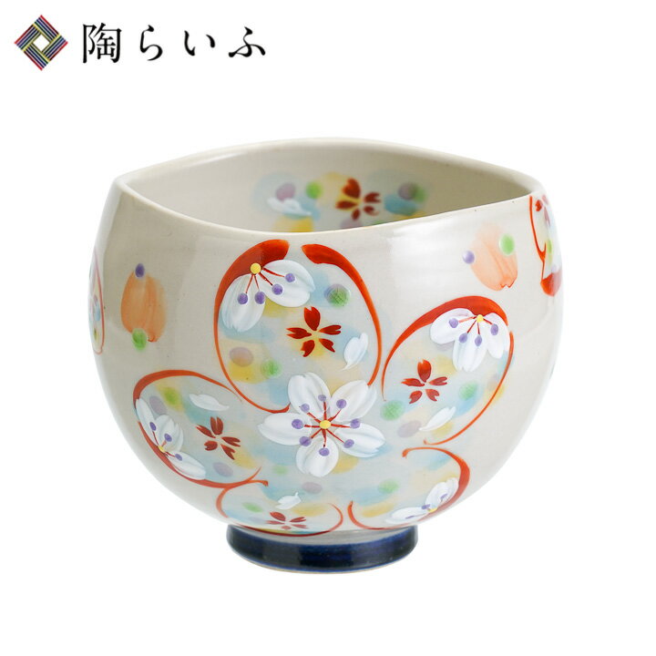 九谷焼 いっぷく碗 花想い 紺/虚空蔵窯＜和食器 茶器 抹茶碗 人気 ギフト 贈り物 結婚祝い/内祝い/お祝い＞