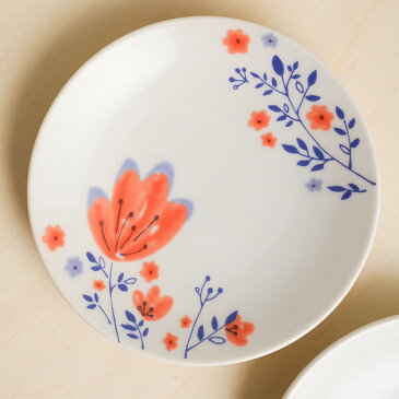 結婚祝い/ギフト 九谷焼 春花 銘々皿/ハレクタニ 和食器 九谷焼 豆皿 小皿 人気 ギフト 贈り物 プレゼント 結婚祝い/引き出物/内祝い