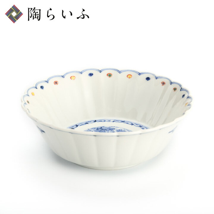 九谷焼 5号鉢 花鳥文 /三浦晃禎 和食器 中鉢 鉢 盛皿 人気 ギフト 贈り物 結婚祝い 内祝い  ...