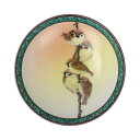 九谷焼 飾盃 群雀図(縦) / 中村陶志人 盃 スズメ 人気 ギフト 贈り物 退職祝い 開業祝い 記念品 お祝い お返し 海外 【送料無料】 桐箱入り