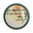 九谷焼 飾盃 群雀図(横) / 中村陶志人 盃 スズメ 人気 ギフト 贈り物 退職祝い 開業祝い 記念品 お祝い お返し 海外 【送料無料】 桐箱入り