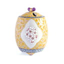 九谷焼 香爐 古今集春歌桜文 / 田村星都 | 香炉 仏具 高さ11.5cm 桐箱入り