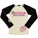 【最終価格/返品交換不可】♪BEAT SCRAP♪ビートスクラップそでプリントがカッコイイ!長袖ラグランTシャツ/ジュニア/通学用/ダンス/体操服/140cm/150cm/160cm(4)