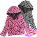 【最終価格/返品交換不可】Berry's Pink(ベリーズピンク)中わた入り水玉柄ニットジャケット/ジュニアサイズ/子供用コート/アウター/子供服/90cm/...