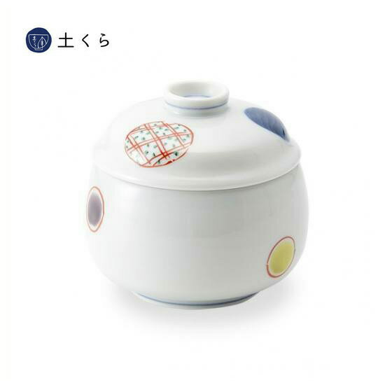 錦丸紋　むし碗【波佐見焼】日本製　国産　ギフト　プレゼント　人気　おしゃれ　和食器　うつわ　はさ..