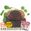 冷凍 湯煎 手作り 10食 レストラン ハンバーグ ソース付 お惣菜ギフト おかず 湯煎 温めるだけ 簡単 お手軽 惣菜 冷凍総菜 冷凍惣菜 デミグラス 美味しい お取り寄せ ギフト 贈り物 レトルトハンバーグ 送料無料