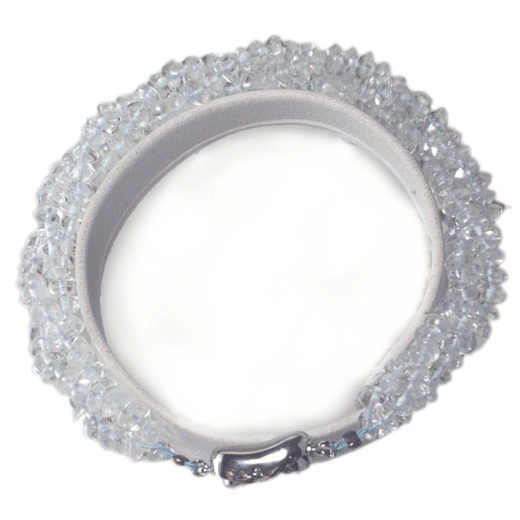 【クーポンで10%OFF】トパーズ 三連 ブレスレット 金具 シルバー クロムメッキ topaz 黄玉 11月 誕生石..