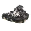 【クーポンで10%OFF】パイロルーサイト Quartz with Pyrolusite 軟マンガン鉱 パイロリューサイト パイロルース鉱 パイロリュース鉱 1点もの 現品撮影 QWP-13