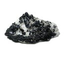 【クーポンで10%OFF】パイロルーサイト Quartz with Pyrolusite 軟マンガン鉱 パイロリューサイト パイロルース鉱 パイロリュース鉱 1点もの 現品撮影 QWP-2